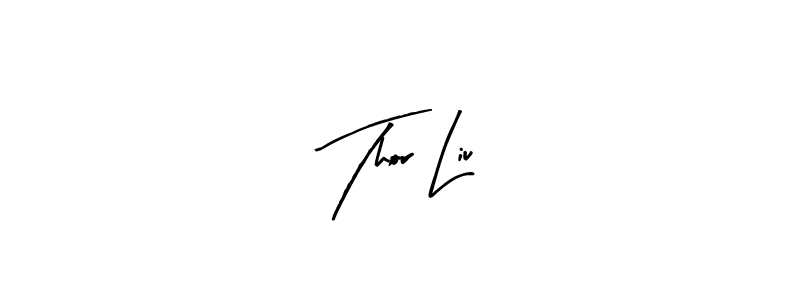 Make a beautiful signature design for name Thor Liu. Use this online signature maker to create a handwritten signature for free. Thor Liu signature style 8 images and pictures png