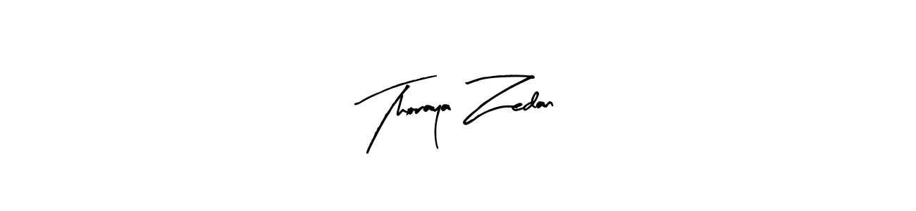 Create a beautiful signature design for name Thoraya Zedan. With this signature (Arty Signature) fonts, you can make a handwritten signature for free. Thoraya Zedan signature style 8 images and pictures png