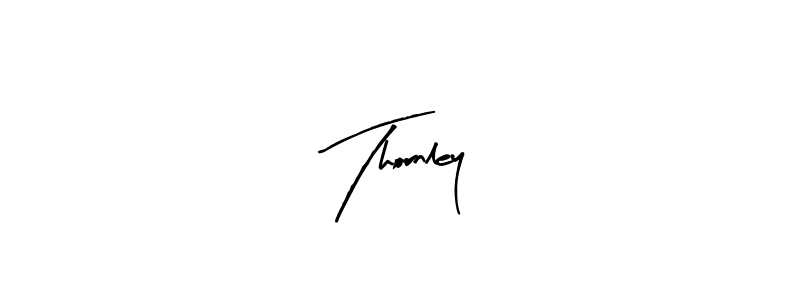 Thornley stylish signature style. Best Handwritten Sign (Arty Signature) for my name. Handwritten Signature Collection Ideas for my name Thornley. Thornley signature style 8 images and pictures png