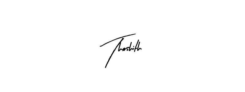 Also You can easily find your signature by using the search form. We will create Thoshith name handwritten signature images for you free of cost using Arty Signature sign style. Thoshith signature style 8 images and pictures png
