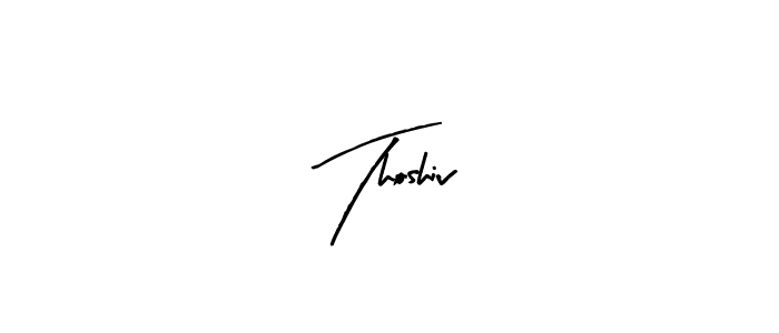 if you are searching for the best signature style for your name Thoshiv. so please give up your signature search. here we have designed multiple signature styles  using Arty Signature. Thoshiv signature style 8 images and pictures png