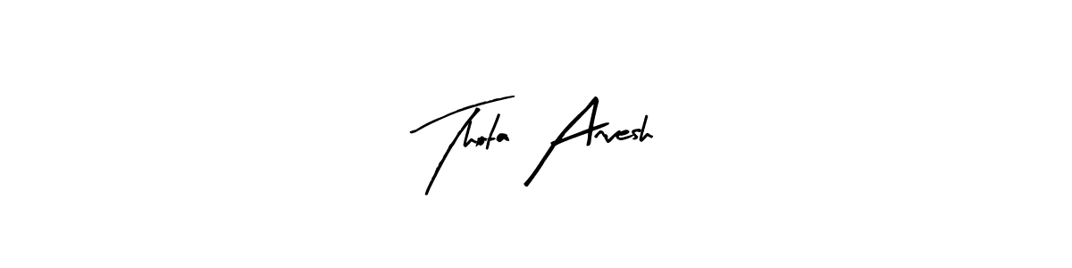 Best and Professional Signature Style for Thota Anvesh. Arty Signature Best Signature Style Collection. Thota Anvesh signature style 8 images and pictures png
