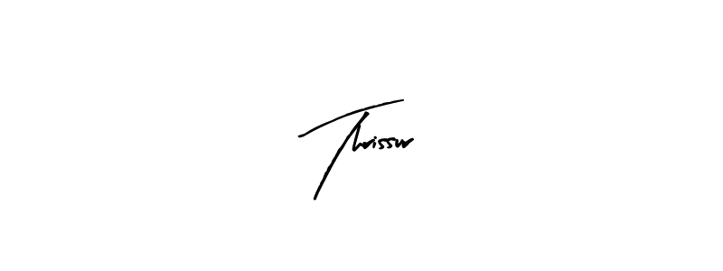 How to make Thrissur signature? Arty Signature is a professional autograph style. Create handwritten signature for Thrissur name. Thrissur signature style 8 images and pictures png