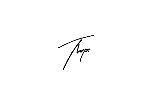 How to make Thrps signature? Arty Signature is a professional autograph style. Create handwritten signature for Thrps name. Thrps signature style 8 images and pictures png
