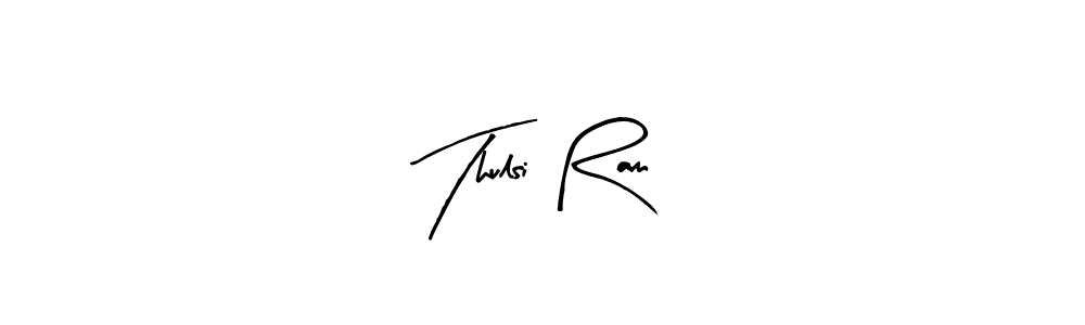 Design your own signature with our free online signature maker. With this signature software, you can create a handwritten (Arty Signature) signature for name Thulsi Ram. Thulsi Ram signature style 8 images and pictures png