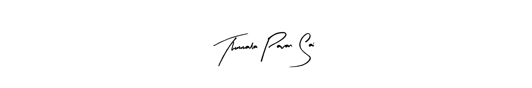 Arty Signature is a professional signature style that is perfect for those who want to add a touch of class to their signature. It is also a great choice for those who want to make their signature more unique. Get Thummala Pavan Sai name to fancy signature for free. Thummala Pavan Sai signature style 8 images and pictures png