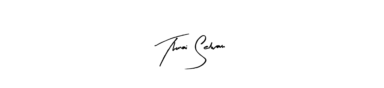 Use a signature maker to create a handwritten signature online. With this signature software, you can design (Arty Signature) your own signature for name Thunai Selvam. Thunai Selvam signature style 8 images and pictures png