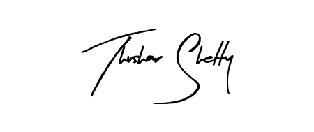 Upgrade your professional image with Thushar Shetty signature created with Arty Signature font. Fast, free, and watermark-free download. Thushar Shetty signature style 8 images and pictures png