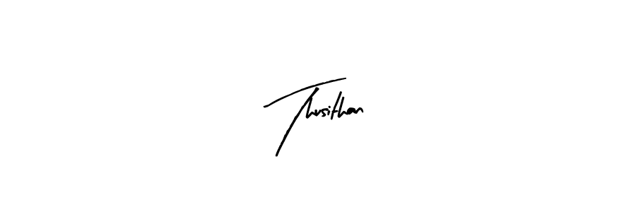 You should practise on your own different ways (Arty Signature) to write your name (Thusithan) in signature. don't let someone else do it for you. Thusithan signature style 8 images and pictures png