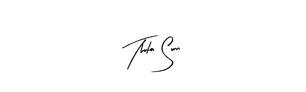 if you are searching for the best signature style for your name Thuta Sunn. so please give up your signature search. here we have designed multiple signature styles  using Arty Signature. Thuta Sunn signature style 8 images and pictures png