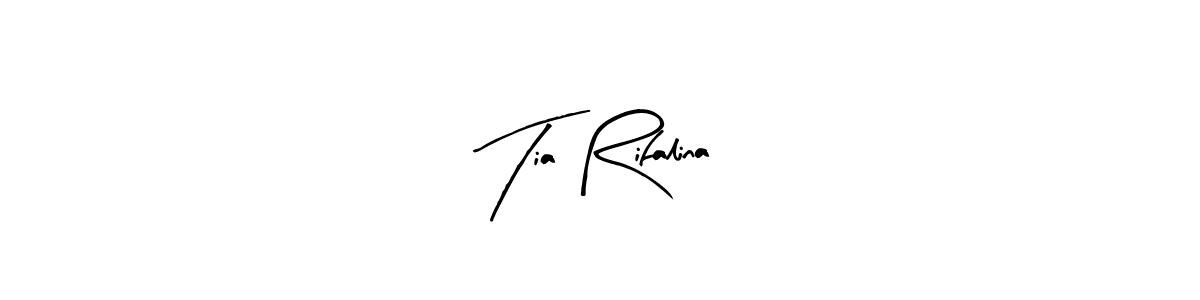 Also You can easily find your signature by using the search form. We will create Tia Rifalina name handwritten signature images for you free of cost using Arty Signature sign style. Tia Rifalina signature style 8 images and pictures png