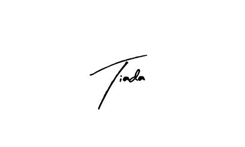 Design your own signature with our free online signature maker. With this signature software, you can create a handwritten (Arty Signature) signature for name Tiada. Tiada signature style 8 images and pictures png