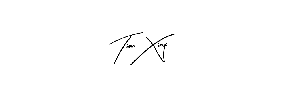 Use a signature maker to create a handwritten signature online. With this signature software, you can design (Arty Signature) your own signature for name Tian Xinyi. Tian Xinyi signature style 8 images and pictures png