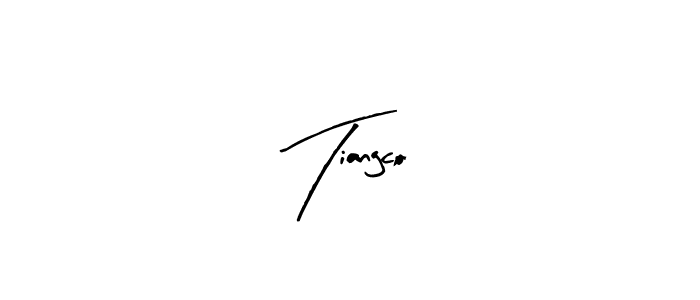 Create a beautiful signature design for name Tiangco. With this signature (Arty Signature) fonts, you can make a handwritten signature for free. Tiangco signature style 8 images and pictures png