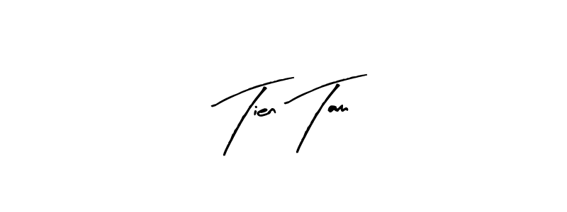 Arty Signature is a professional signature style that is perfect for those who want to add a touch of class to their signature. It is also a great choice for those who want to make their signature more unique. Get Tien Tam name to fancy signature for free. Tien Tam signature style 8 images and pictures png