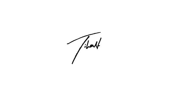 How to Draw Tihalt signature style? Arty Signature is a latest design signature styles for name Tihalt. Tihalt signature style 8 images and pictures png