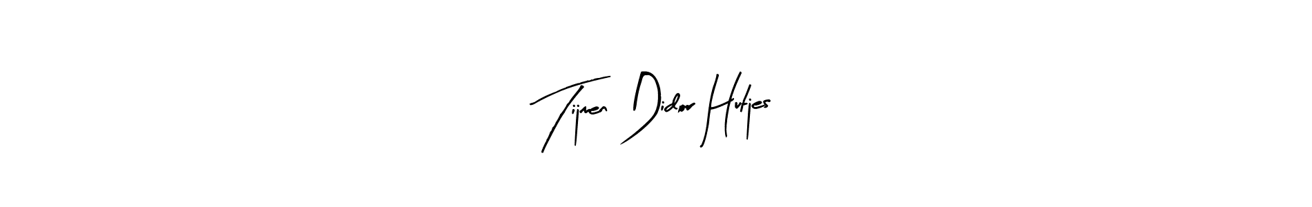 How to make Tijmen Didor Hutjes name signature. Use Arty Signature style for creating short signs online. This is the latest handwritten sign. Tijmen Didor Hutjes signature style 8 images and pictures png