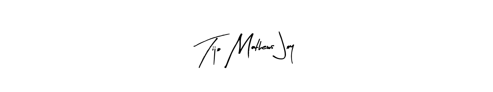 Also we have Tijo Mathews Joy name is the best signature style. Create professional handwritten signature collection using Arty Signature autograph style. Tijo Mathews Joy signature style 8 images and pictures png