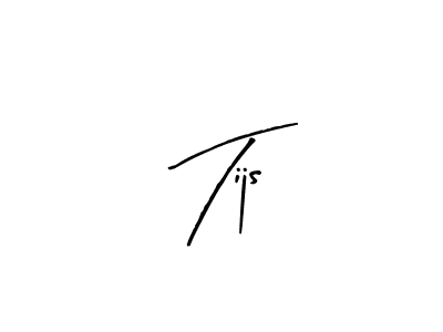 Arty Signature is a professional signature style that is perfect for those who want to add a touch of class to their signature. It is also a great choice for those who want to make their signature more unique. Get Tijs name to fancy signature for free. Tijs signature style 8 images and pictures png
