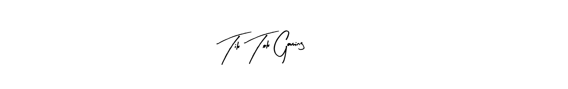 Also we have Tik Tok Gaming 3333 name is the best signature style. Create professional handwritten signature collection using Arty Signature autograph style. Tik Tok Gaming 3333 signature style 8 images and pictures png