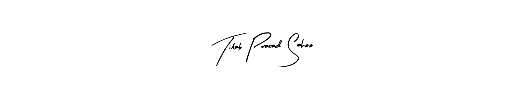 Design your own signature with our free online signature maker. With this signature software, you can create a handwritten (Arty Signature) signature for name Tilak Prasad Sahoo. Tilak Prasad Sahoo signature style 8 images and pictures png