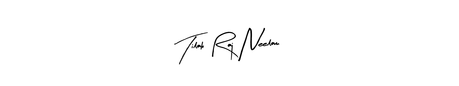 Here are the top 10 professional signature styles for the name Tilak Raj Neelam. These are the best autograph styles you can use for your name. Tilak Raj Neelam signature style 8 images and pictures png