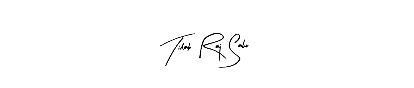 Use a signature maker to create a handwritten signature online. With this signature software, you can design (Arty Signature) your own signature for name Tilak Raj Sahu. Tilak Raj Sahu signature style 8 images and pictures png