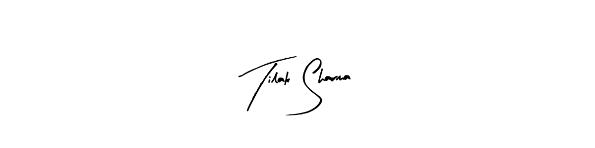 if you are searching for the best signature style for your name Tilak Sharma. so please give up your signature search. here we have designed multiple signature styles  using Arty Signature. Tilak Sharma signature style 8 images and pictures png