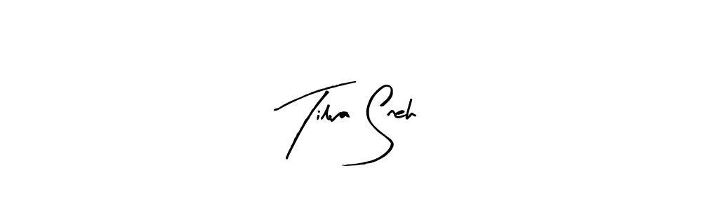 How to make Tilva Sneh signature? Arty Signature is a professional autograph style. Create handwritten signature for Tilva Sneh name. Tilva Sneh signature style 8 images and pictures png