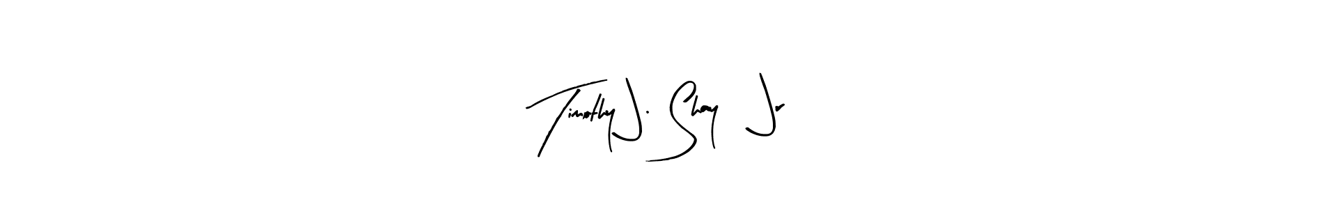 Arty Signature is a professional signature style that is perfect for those who want to add a touch of class to their signature. It is also a great choice for those who want to make their signature more unique. Get Timothy J. Shay, Jr name to fancy signature for free. Timothy J. Shay, Jr signature style 8 images and pictures png