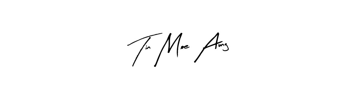 The best way (Arty Signature) to make a short signature is to pick only two or three words in your name. The name Tin Moe Aung include a total of six letters. For converting this name. Tin Moe Aung signature style 8 images and pictures png