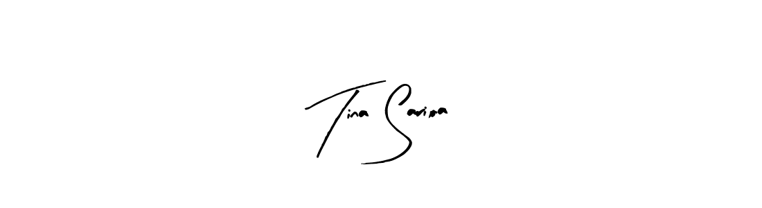 Also we have Tina Sarioa name is the best signature style. Create professional handwritten signature collection using Arty Signature autograph style. Tina Sarioa signature style 8 images and pictures png