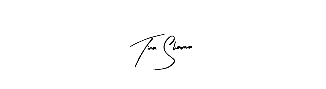 Design your own signature with our free online signature maker. With this signature software, you can create a handwritten (Arty Signature) signature for name Tina Sharma. Tina Sharma signature style 8 images and pictures png
