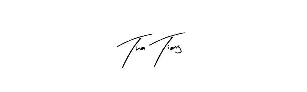 How to make Tina Tiong signature? Arty Signature is a professional autograph style. Create handwritten signature for Tina Tiong name. Tina Tiong signature style 8 images and pictures png