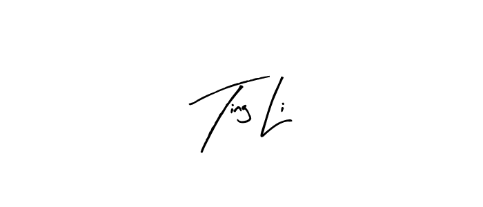 You should practise on your own different ways (Arty Signature) to write your name (Ting Li) in signature. don't let someone else do it for you. Ting Li signature style 8 images and pictures png