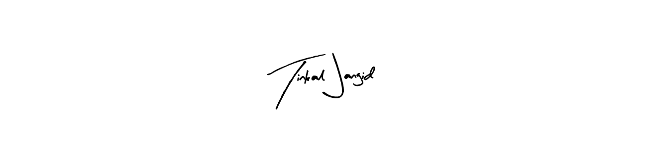 This is the best signature style for the Tinkal Jangid name. Also you like these signature font (Arty Signature). Mix name signature. Tinkal Jangid signature style 8 images and pictures png