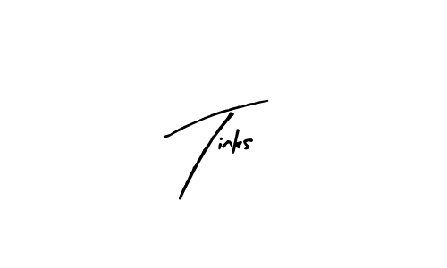 Use a signature maker to create a handwritten signature online. With this signature software, you can design (Arty Signature) your own signature for name Tinks. Tinks signature style 8 images and pictures png