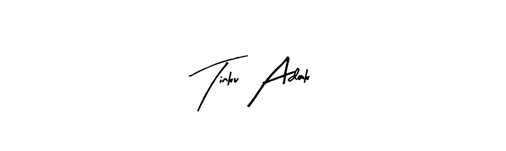 if you are searching for the best signature style for your name Tinku Adak. so please give up your signature search. here we have designed multiple signature styles  using Arty Signature. Tinku Adak signature style 8 images and pictures png