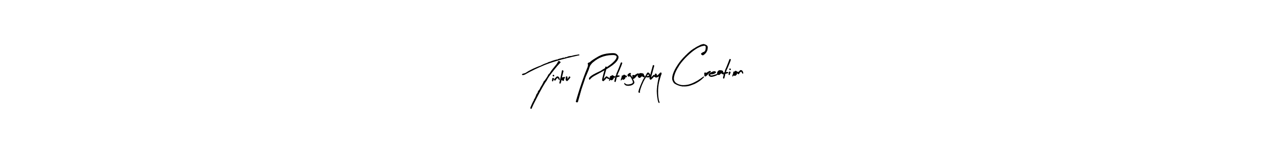 The best way (Arty Signature) to make a short signature is to pick only two or three words in your name. The name Tinku Photography Creation include a total of six letters. For converting this name. Tinku Photography Creation signature style 8 images and pictures png