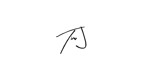 if you are searching for the best signature style for your name Tinu J. so please give up your signature search. here we have designed multiple signature styles  using Arty Signature. Tinu J signature style 8 images and pictures png
