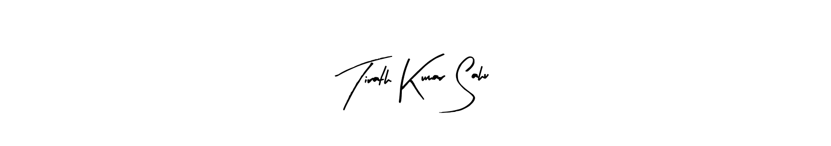 Design your own signature with our free online signature maker. With this signature software, you can create a handwritten (Arty Signature) signature for name Tirath Kumar Sahu. Tirath Kumar Sahu signature style 8 images and pictures png