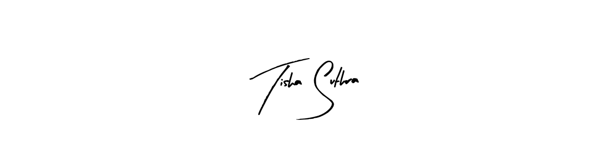 You can use this online signature creator to create a handwritten signature for the name Tisha Suthra. This is the best online autograph maker. Tisha Suthra signature style 8 images and pictures png