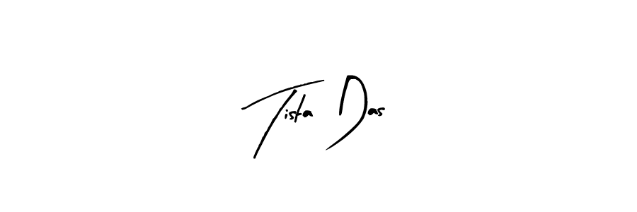 How to make Tista Das name signature. Use Arty Signature style for creating short signs online. This is the latest handwritten sign. Tista Das signature style 8 images and pictures png