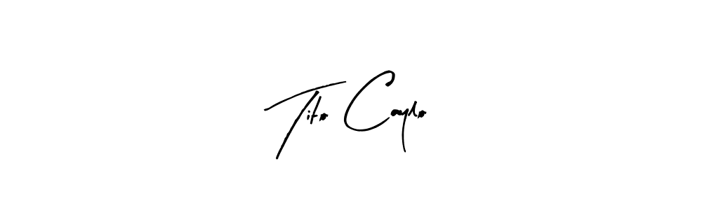 Once you've used our free online signature maker to create your best signature Arty Signature style, it's time to enjoy all of the benefits that Tito Caylo name signing documents. Tito Caylo signature style 8 images and pictures png