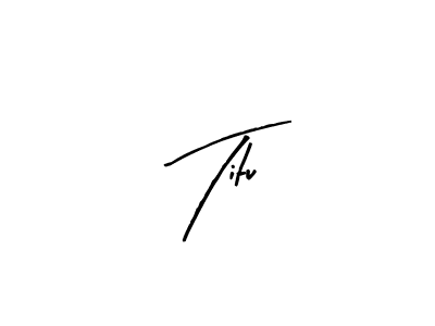 How to make Titu name signature. Use Arty Signature style for creating short signs online. This is the latest handwritten sign. Titu signature style 8 images and pictures png
