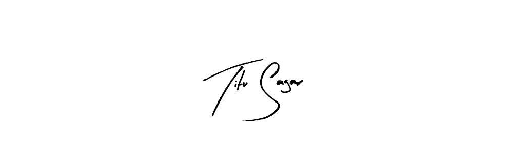 Titu Sagar stylish signature style. Best Handwritten Sign (Arty Signature) for my name. Handwritten Signature Collection Ideas for my name Titu Sagar. Titu Sagar signature style 8 images and pictures png