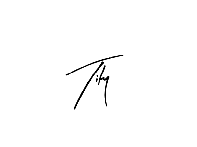 Use a signature maker to create a handwritten signature online. With this signature software, you can design (Arty Signature) your own signature for name Tity. Tity signature style 8 images and pictures png