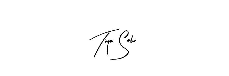 Similarly Arty Signature is the best handwritten signature design. Signature creator online .You can use it as an online autograph creator for name Tiya Sahu. Tiya Sahu signature style 8 images and pictures png