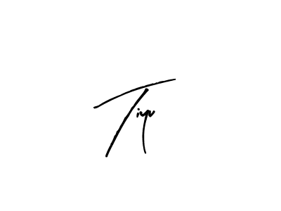 How to make Tiyu name signature. Use Arty Signature style for creating short signs online. This is the latest handwritten sign. Tiyu signature style 8 images and pictures png