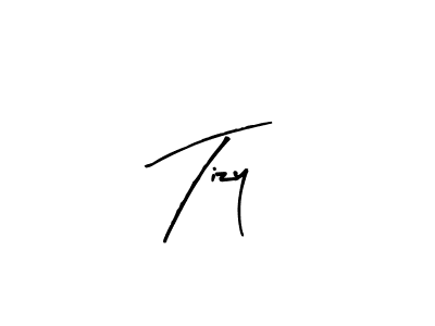 Create a beautiful signature design for name Tizy. With this signature (Arty Signature) fonts, you can make a handwritten signature for free. Tizy signature style 8 images and pictures png